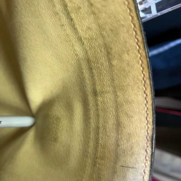 SOLD ‼️‼️Authentic GUCCI Clutch Bag GG PVC Leather Brown F5629 - Picture 5 of 14